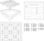 Oil Drip Pan with open mesh flooring for 4 x 200-l drums