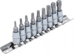 Bit Socket Set (1/4) Drive T-Star (for Torx) T10 - T50 9 pcs