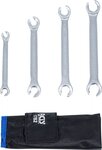 Double Ring Spanner Set, open Type Inch Sizes 4 pcs