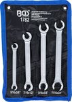 Double Ring Spanner Set, open Type Inch Sizes 4 pcs