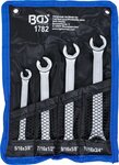 Double Ring Spanner Set, open Type Inch Sizes 4 pcs