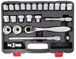 Socket set 1/2, 24-piece