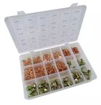 Oil Drain Plug Screws & Copper O-Ring Assortment 534 pc