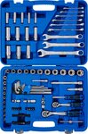 Socket Set Hexagon 6.3 mm (1/4) / 10 mm (3/8) Drive 92 pcs