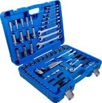 Socket Set Hexagon 6.3 mm (1/4) / 10 mm (3/8) Drive 92 pcs