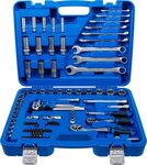 Socket Set Hexagon 6.3 mm (1/4) / 10 mm (3/8) Drive 92 pcs