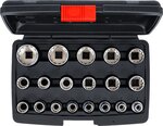 Socket Set Gear Lock 12.5 mm (1/2) Drive 19 pcs