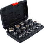 Socket Set Gear Lock 12.5 mm (1/2) Drive 19 pcs