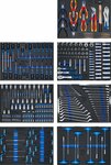 Workshop Trolley 7 Drawers with 286 Tools