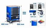 Workshop Trolley 7 Drawers with 286 Tools