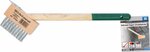 Weed Wire Brush short Handle with Scraper 300 mm
