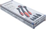 Reversible Ratchet and Adaptor Set Fine Tooth (1/4) - (3/8) - (1/2) 7 pcs