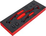 Reversible Ratchet and Adaptor Set Fine Tooth (1/4) - (3/8) - (1/2) 7 pcs