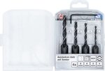 Wood Drill Set with Countersink 4 pcs