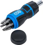 Mini Screwdriver Bit Set with Ratchet Spinner Handle reversible 7 pcs