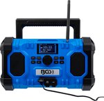 Cordless DAB Radio Hybrid 18 V and 230 V without rechargeable Battery