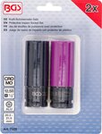 Protective Impact Socket Set 12.5 mm (1/2) Drive 20.5 mm and 21.5 mm 2 pcs