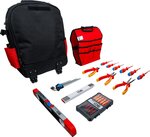VDE Tool Backpack with Telescopic Handle Mobile 27 pcs