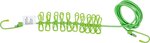 Clothesline flexible 1,9 - 2,4 m with 10 Clips
