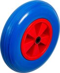 Pushcart Wheel PU, red / blue 400 mm
