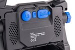 Floodlight rechargeable with bluetooth loudspeaker COB-LED