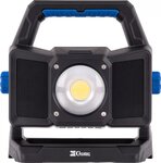 Floodlight rechargeable with bluetooth loudspeaker COB-LED