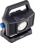 Floodlight rechargeable with bluetooth loudspeaker COB-LED