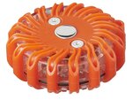 16 LED Orange Warning Disc