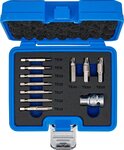 Screw Extractor Set for damaged T-Star (for Torx) T10 - T55 11 pcs