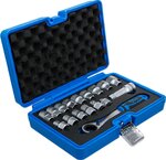 Go-Through Socket Set Gear Lock 10 - 24 mm 17 pcs