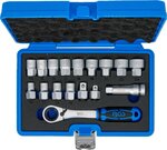 Go-Through Socket Set Gear Lock 10 - 24 mm 17 pcs