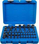 Bit Socket and Socket Set E-Type / T-Star (for Torx) / T-Star tamperproof (for Torx) / TP-Star (for Torx Plus) 52 pcs