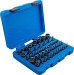 Bit Socket and Socket Set E-Type / T-Star (for Torx) / T-Star tamperproof (for Torx) / TP-Star (for Torx Plus) 52 pcs