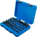 Bit Socket and Socket Set E-Type / T-Star (for Torx) / T-Star tamperproof (for Torx) / TP-Star (for Torx Plus) 52 pcs