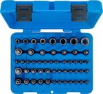 Bit Socket and Socket Set E-Type / T-Star (for Torx) / T-Star tamperproof (for Torx) / TP-Star (for Torx Plus) 52 pcs