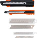 Universal Snap-Off Blade Knife Set Blade Width 9 / 18 mm 4 pcs
