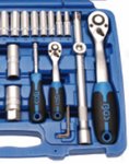 Socket Set 6.3 mm (1/4) + 12.5 mm (1/2) drive 95 pcs.