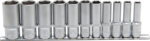Socket Set Hexagon deep (3/8) Drive Inch Sizes 11 pcs