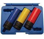 Protective Impact Socket Set (1/2) Drive 17 / 19 / 21 mm 3 pcs