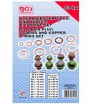 534-piece Oil Drain Plug Screws and Copper O-Ring Assortment