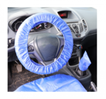Protective seat and steering wheel cover universal polyester