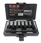 1/2 Hex impact socket bit set 10pc