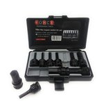 1/2 Hex impact socket bit set 10pc