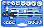 Socket Set 20 mm (3/4) Inch sizes 21 pcs