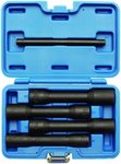 5-piece 1/2 Special Twist Socket Set, 150 mm long