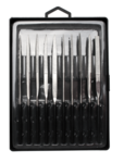 Diamond File Set straight 140 x 3 mm 10 pcs