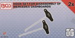 Hook Set for Disassembly of Mercedes Dashboards | 2 pcs.