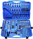 Socket Set 6.3 mm (1/4) / 10 mm (3/8) / 12.5 mm (1/2) drive 213 pcs