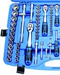 Socket Set 6.3 mm (1/4) / 10 mm (3/8) / 12.5 mm (1/2) drive 213 pcs