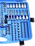 Socket Set 6.3 mm (1/4) / 10 mm (3/8) / 12.5 mm (1/2) drive 213 pcs